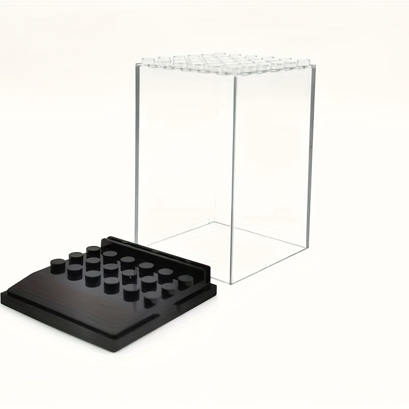 3pcs Transparent Micro Dust Cover Display Box for Building Blocks Figures