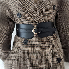 Wide Leather Waist Belt Corset for Women