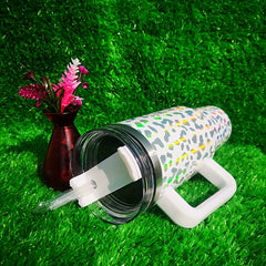 40oz Leopard Pattern Insulated Cup Stainless Steel Water Bottle