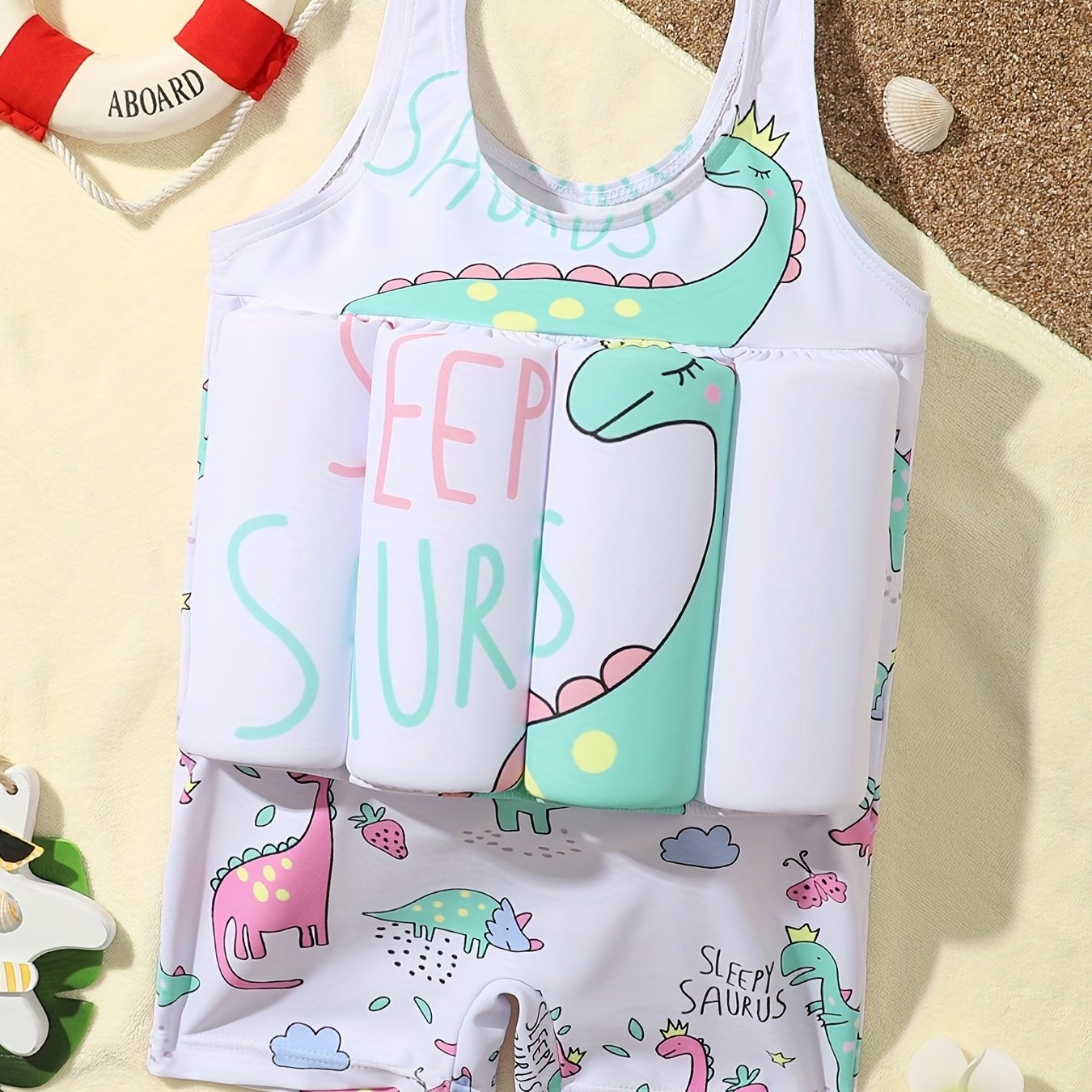 Baby Cartoon One Piece Swimsuit Bathing Suit