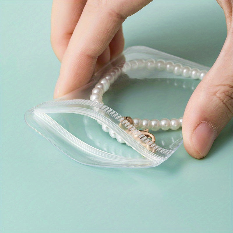 Transparent Jewelry Storage Pouch Dustproof Travel Bag