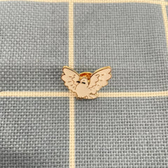 Children s Brooch Metal Pigeon Badge Couple Collar Pin Brooch Jewelry