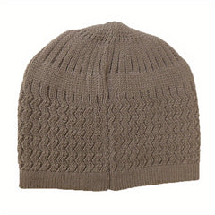 Knit Kufi Cap Stretchy Skull Cap Beanie Hat for Men Women