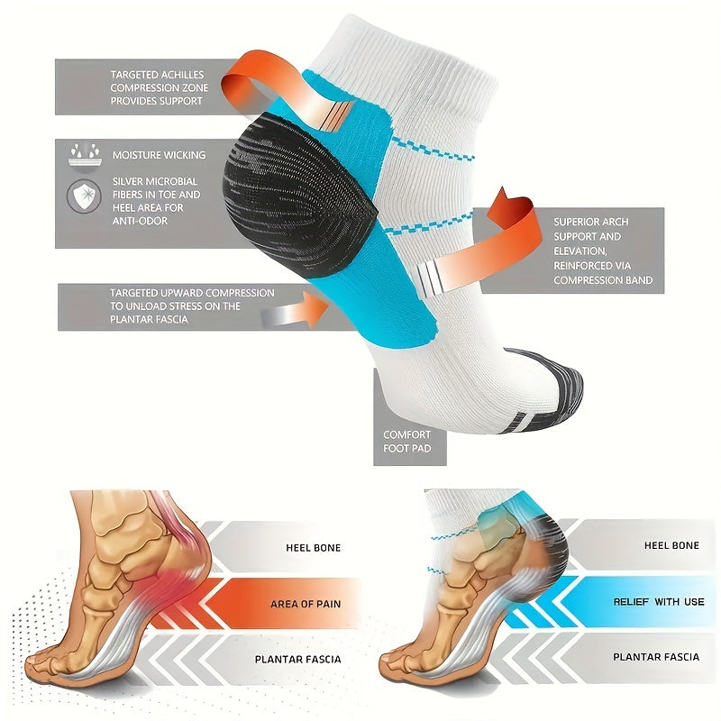Colorblock Crew Socks for Women