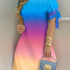 Off Shoulder Backless Mini Dress for Summer