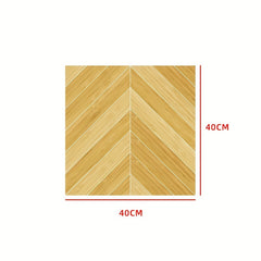 Wood Grain Tile Stickers Waterproof Self Adhesive Thicken
