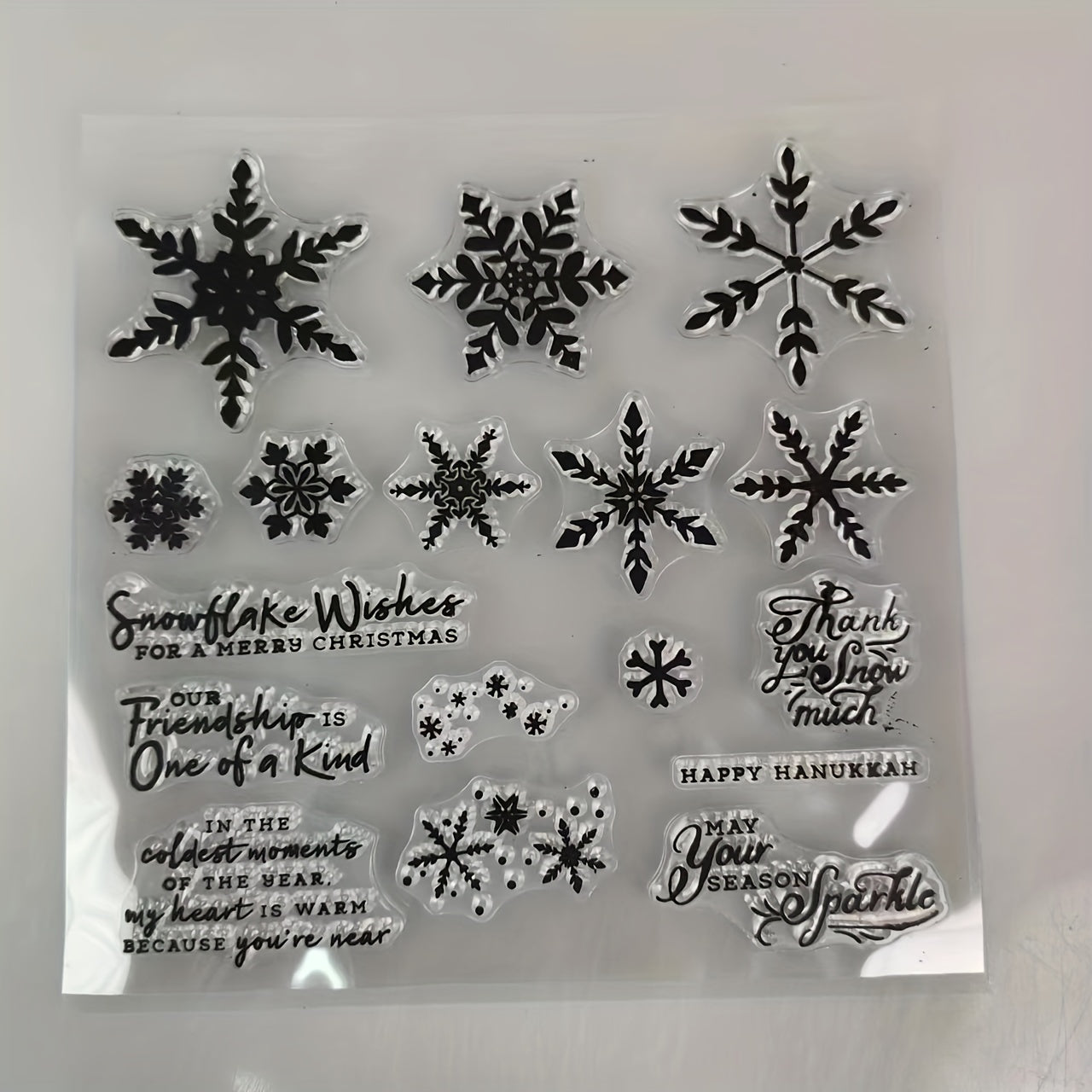 Christmas Snowflakes Metal Cutting Dies And Stamp Set