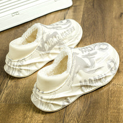 Warm Slipper Socks with Cotton Lining - Indoor & Outdoor Use