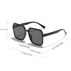 Vintage Square Sunglasses UV Blocking Eye Wear for Women