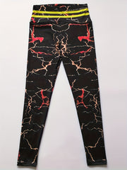 Marble Print Yoga Leggings High Waist Fitness Tight Pants
