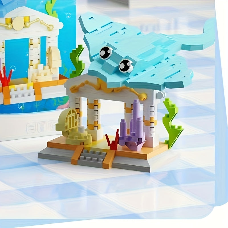 Marine Large Animal Building Blocks Toy Set