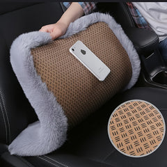 Winter Warm Car Seat Cushion Cover Thickened Plush - Breathable