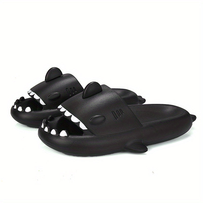 Women's Shark Slippers Open Toe Slip On Shoes Indoor & Outdoor
