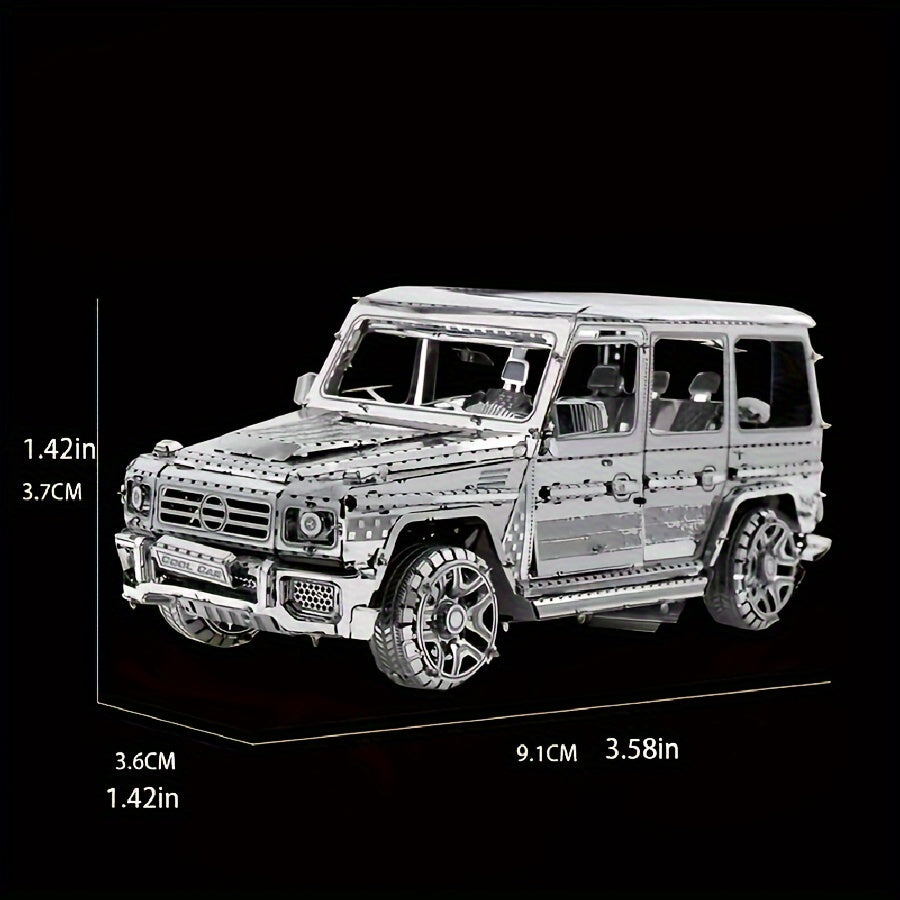 Metal Construction Toy Car Models 3D Puzzle Building Set