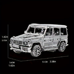 Metal Construction Toy Car Models 3D Puzzle Building Set
