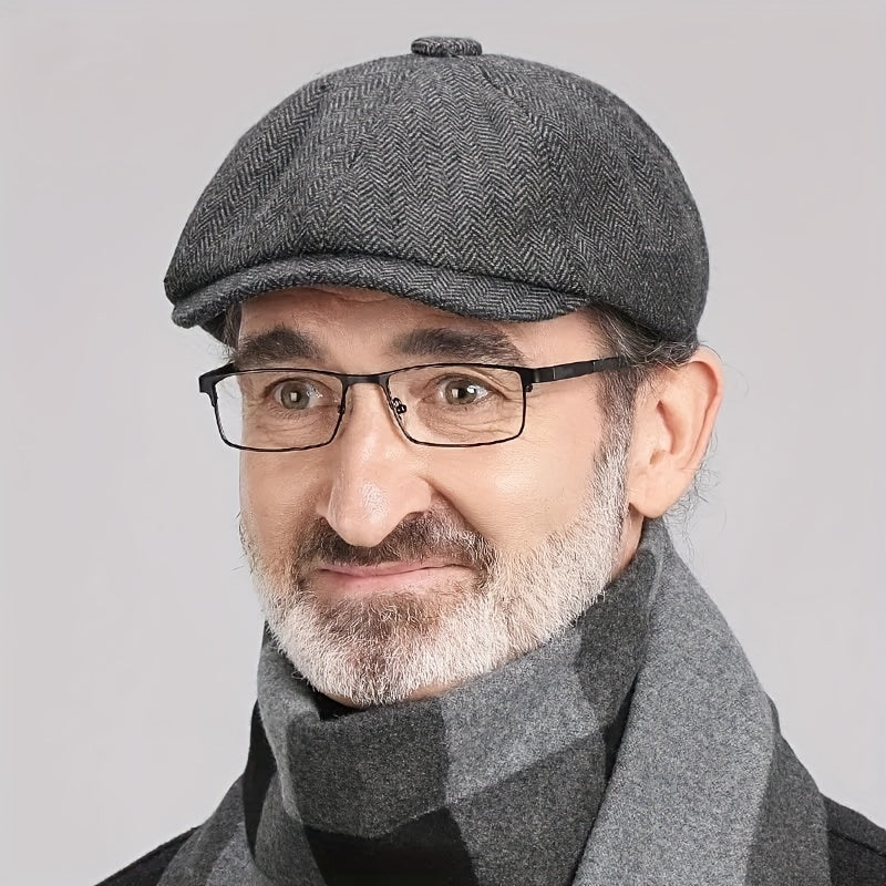 Men's Casual Newsboy Hat Retro Beret Spring Autumn