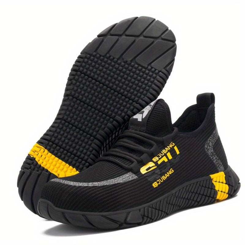 CEATSAFETV Men's Steel Toe Work Safety Shoes