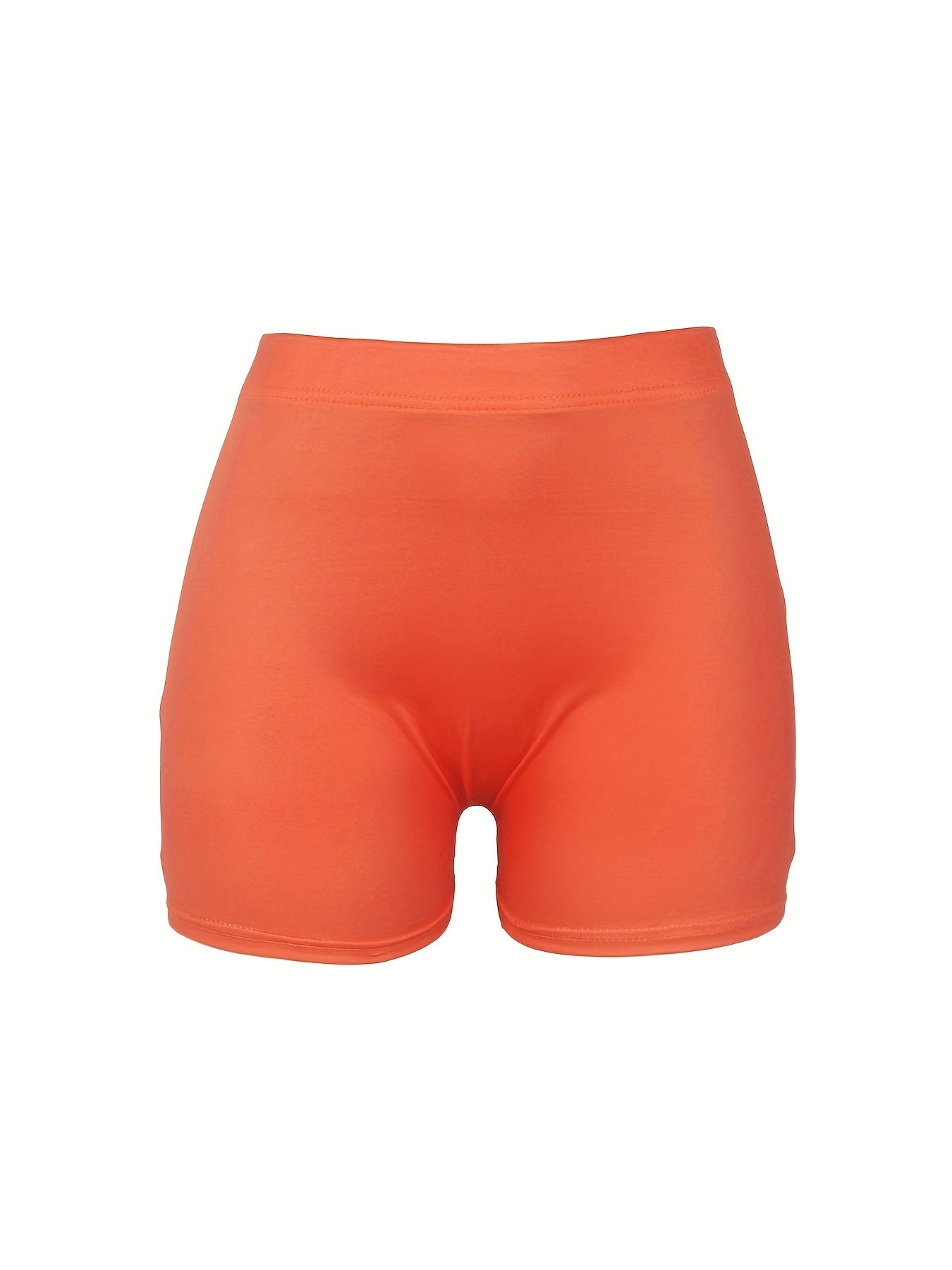 Letter Print Skinny Shorts Yoga Casual Summer Shorts Women's Clothing
