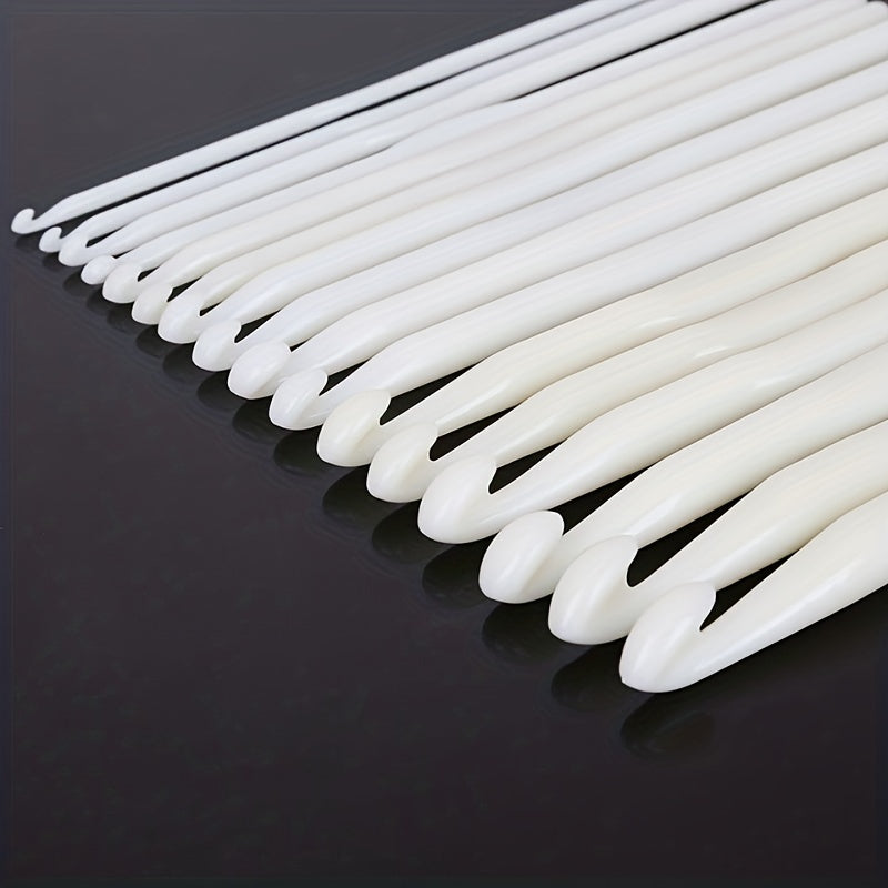 10pcs Acrylic Crochet Lace Needles DIY Knitting Tools For Arthritic Hands