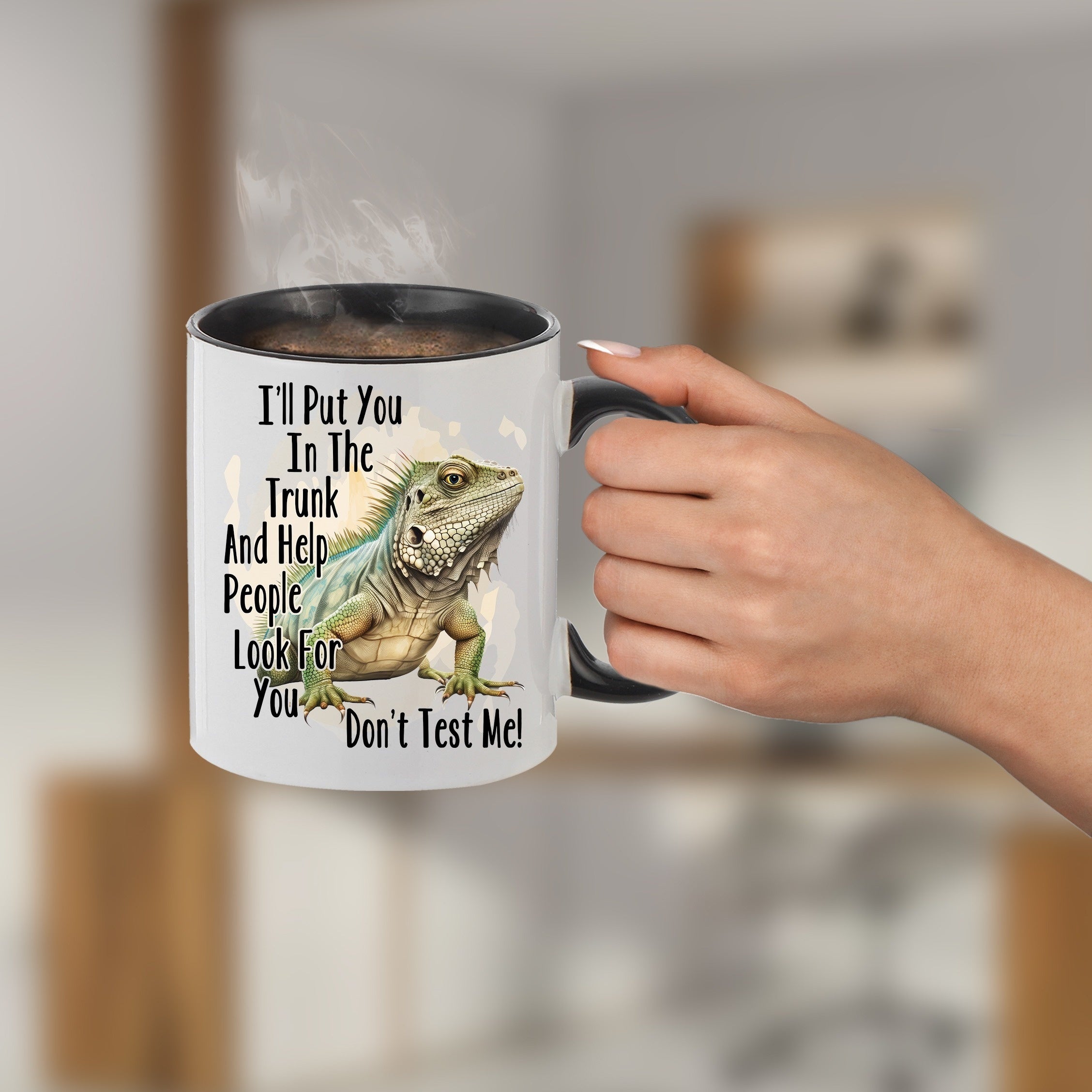 Crocodile Ceramic Mug 11oz Coffee Cup Gift For Mom Friends