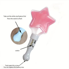 LED Star Glowing Sticks for Concerts