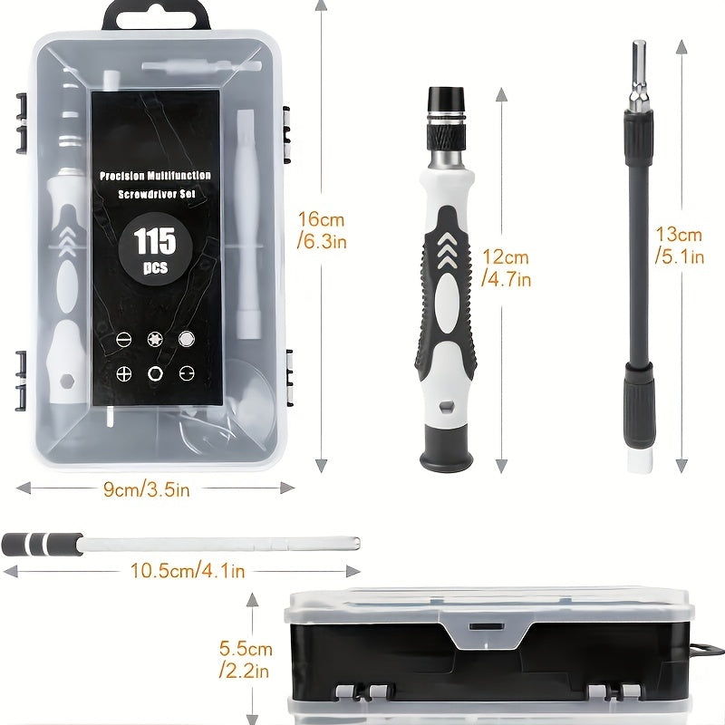 115-in-1 Mobile Repair Tool Kit Precision Screwdriver Set