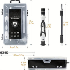 115-in-1 Mobile Repair Tool Kit Precision Screwdriver Set