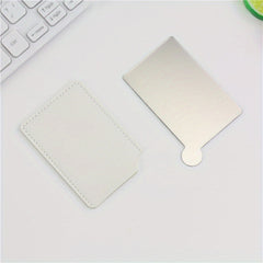 Mini Stainless Steel Makeup Pocket Mirror Portable Vanity Mirror