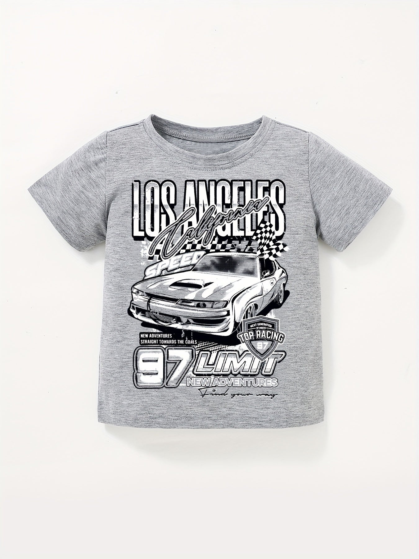 Baby Boy's Racing Car Graphic Tee Top