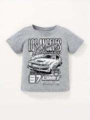 Baby Boy's Racing Car Graphic Tee Top
