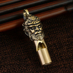 Brass Whistle Dragon Monkey Elephant Design Outdoor Survival Emergency