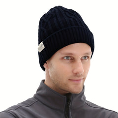 Men's Knitting Skull Cap Warm Windproof Wool Beanie Halloween Decor