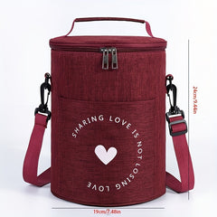 Outdoor Aluminum Foil Thermal Lunch Tote Bag for Camping Trip