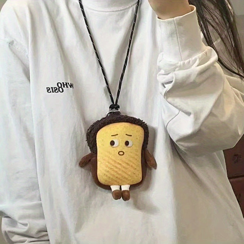 Creative Bread Character Purse for Kids Party Gift