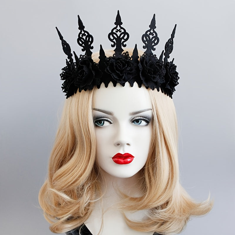 Vintage Witch Crown Headdress Gothic Style Party Supplies