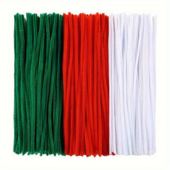 100pcs Polyester Hair Root Hair Strip Twist Sticks for Handcraft Artworks