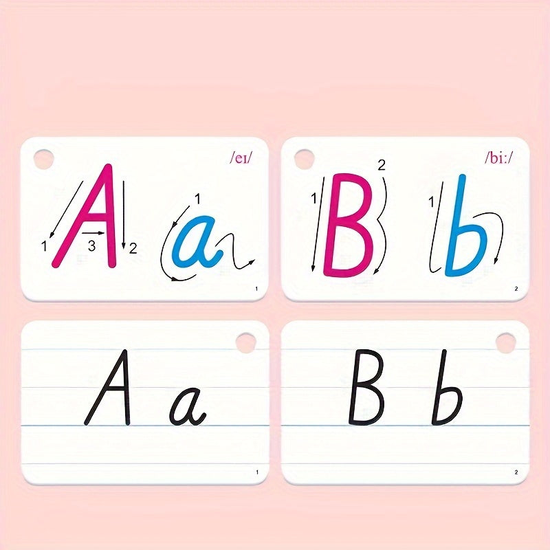 English Alphabet Point and Read Cards for Elementary School Children