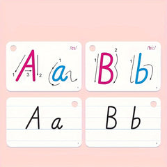 English Alphabet Point and Read Cards for Elementary School Children