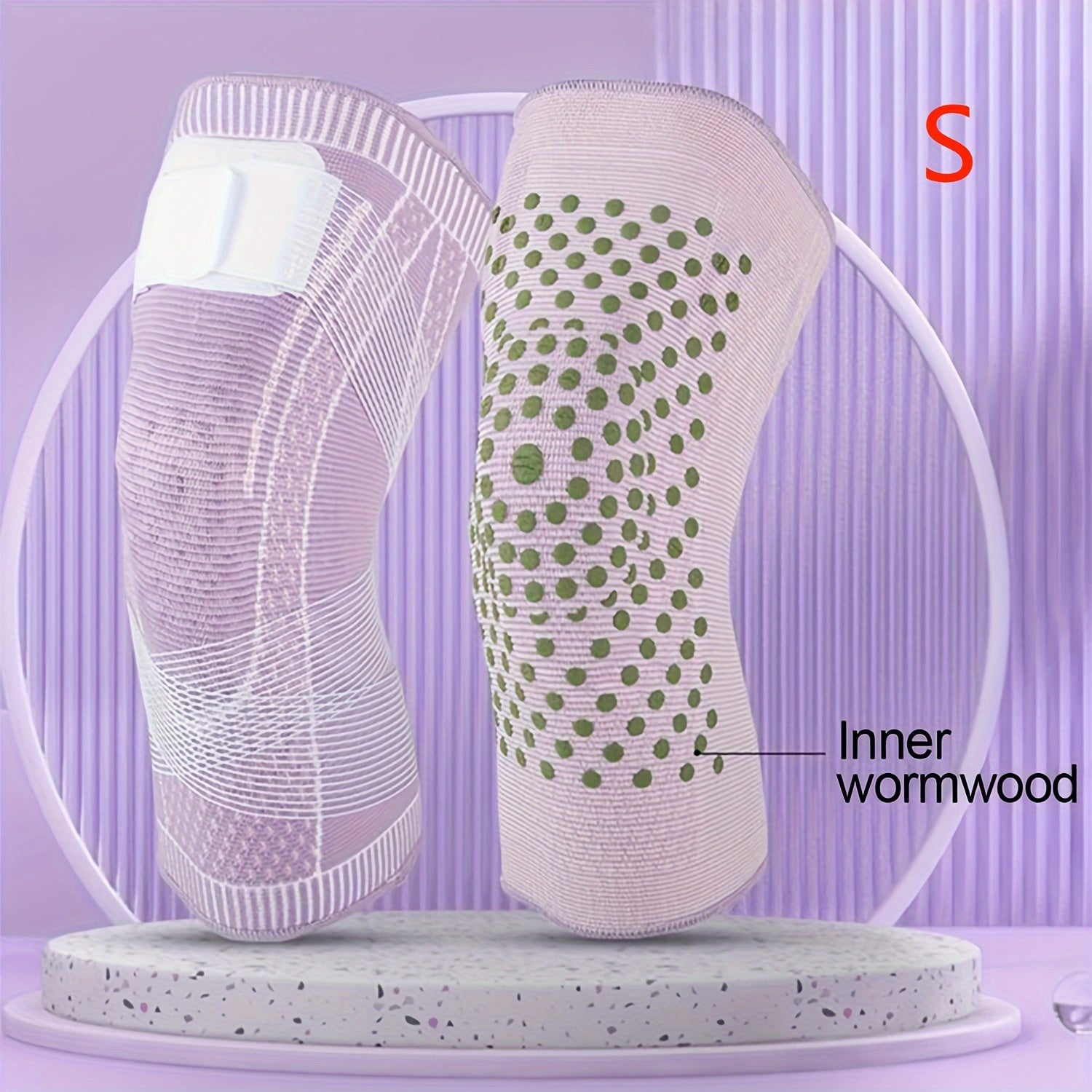 Non-slip Knitted Nylon Knee Pads for Sports Exercise