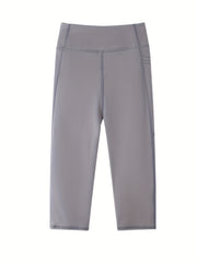 Girls Soft Stretch Athletic Leggings Slim Fit Sports Yoga Workout Pants