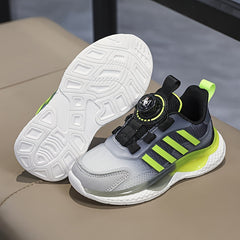 Boys' Basketball Shoes Rotating Buckle Non Slip Sneakers