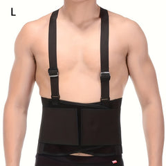 Heavy Duty Weight Lift Lumbar Back Support Belt Brace Suspender