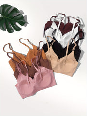 7pcs Seamless Wireless Bras Comfy Intimates Bra