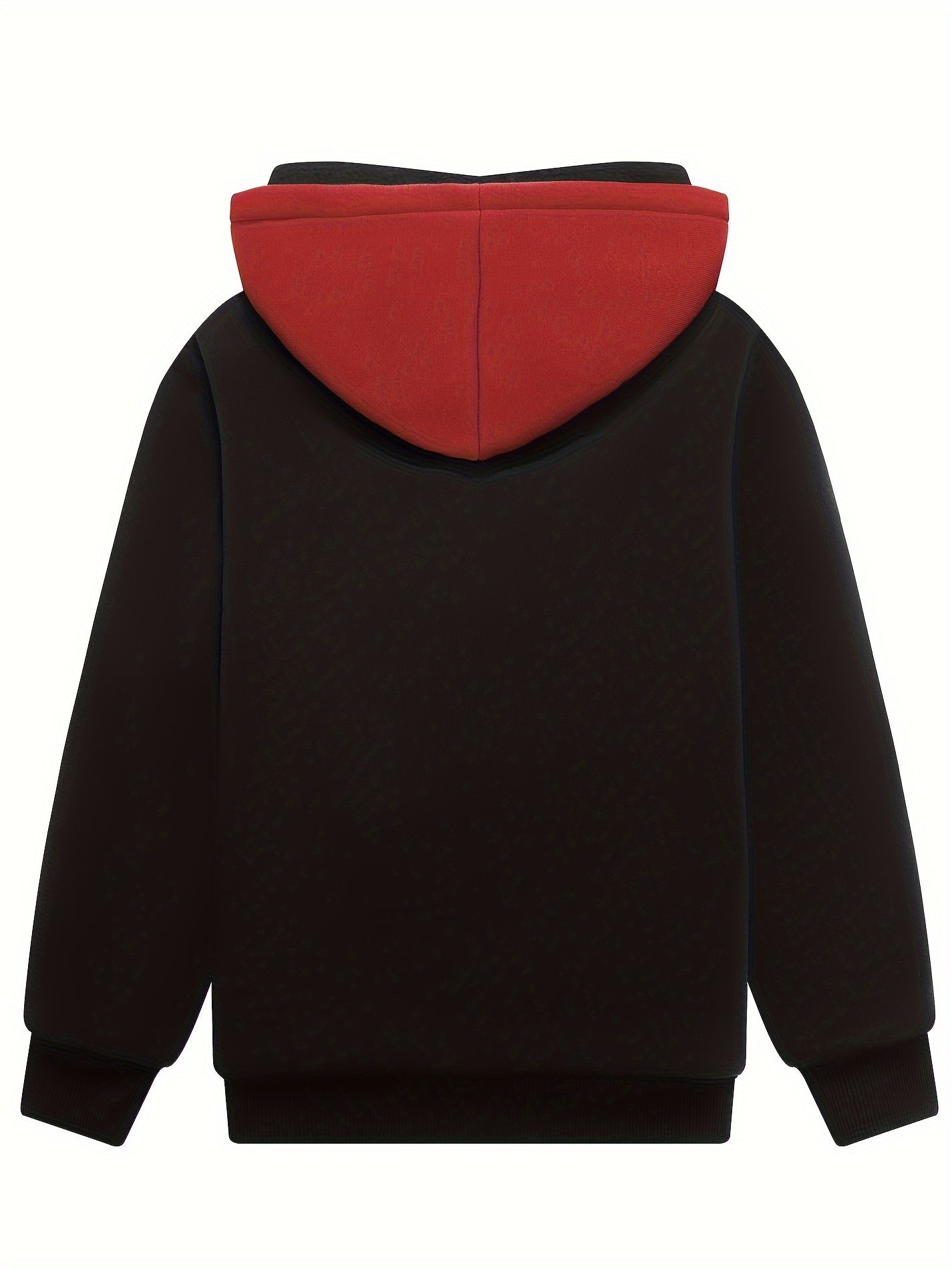 Boys Block Zip Up Hooded Jacket