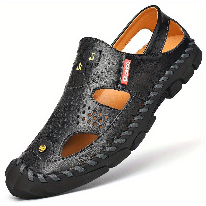 Men's Closed Toe Sandals Non Slip Outdoor Hiking Trekking Sandals
