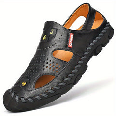 Men's Closed Toe Sandals Non Slip Outdoor Hiking Trekking Sandals