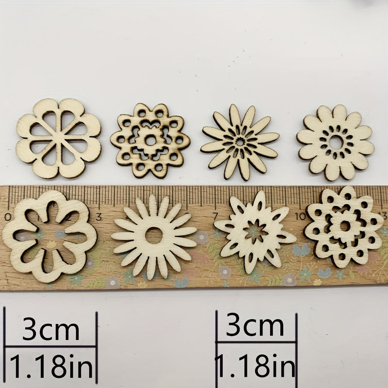 20pcs DIY Mini Wooden Crafts Painting Decorating Staining