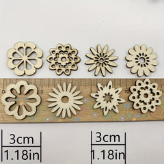 20pcs DIY Mini Wooden Crafts Painting Decorating Staining