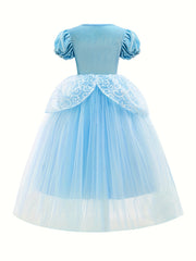 Princess Dress with Gloves for Girls