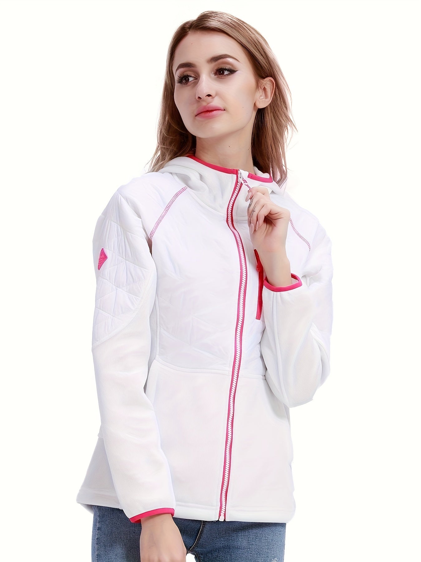 Women's Thermal Hooded Jacket for Mountaineering Hiking Sport